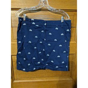 Cambridge Size 6 Navy Blue Skirt Bicycles Straight Dry Goods